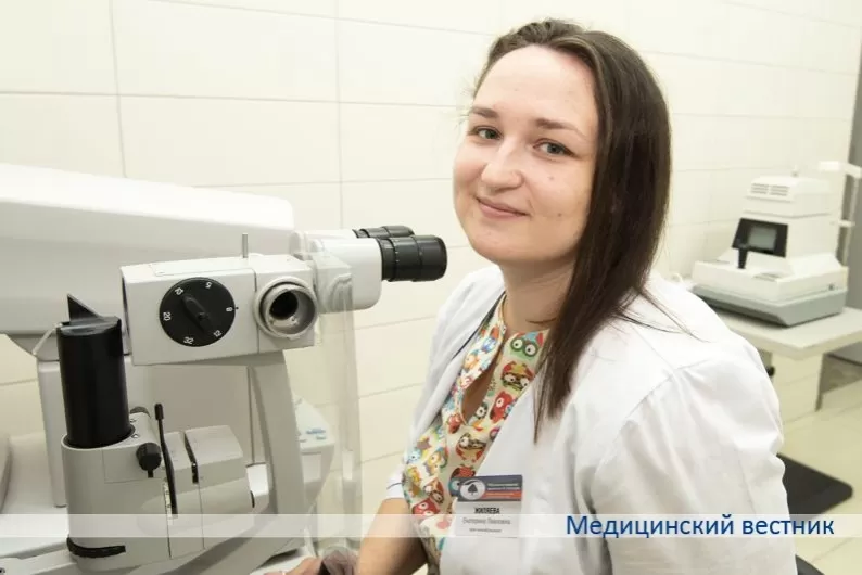 Врач-онкоофтальмолог Екатерина Жиляева. Фото Виталия Гиля, "МВ"