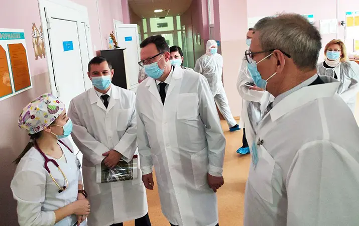 Министр здравоохранения посетил Кричевскую ЦРБ