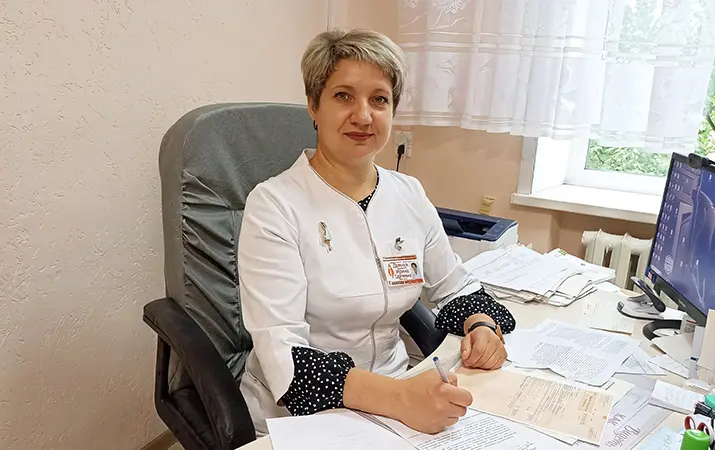 Главная медсестра Ирина Демчук