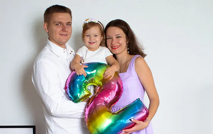 Дарья Мисоченко с семьёй