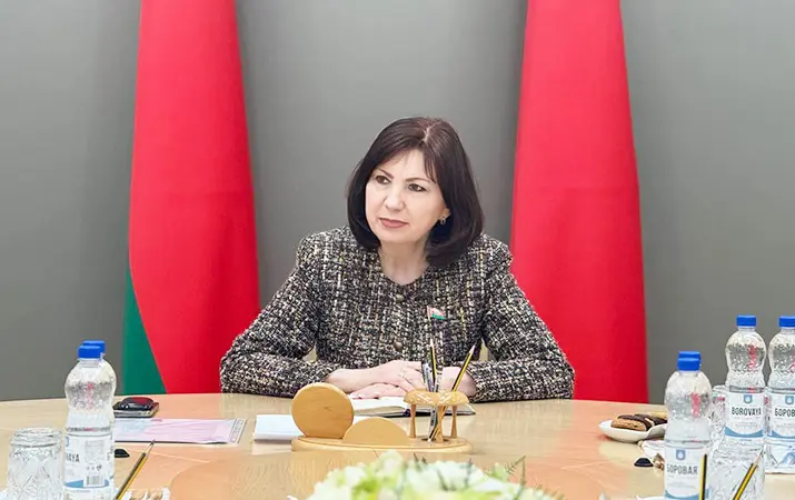 Председатель Совета Республики Национального собрания Республики Беларусь Наталья Кочанова