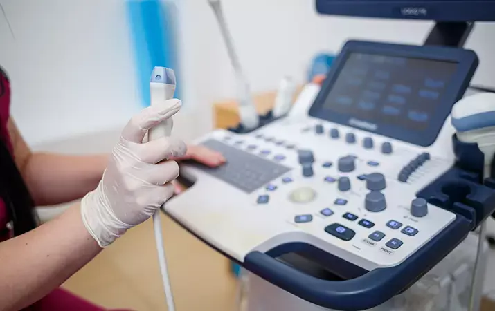 new modernized apparatus ultrasound examination body organs