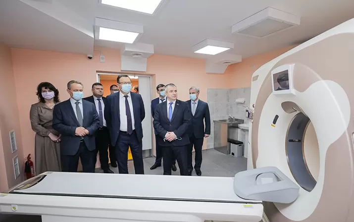 В Гомельской ГКБ № 2 открыли кабинет рентгеновской компьютерной томографии