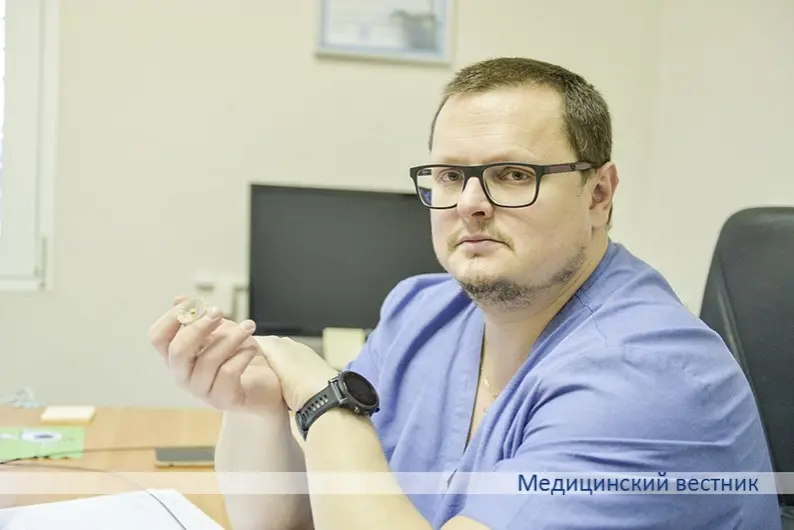 Заведующий рентгеноперационной РНПЦ детской  хирургии Павел Черноглаз