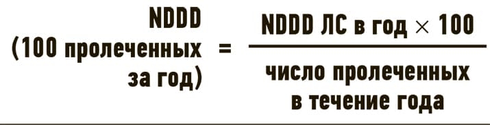 Sravnitelnyj DDD analiz formula