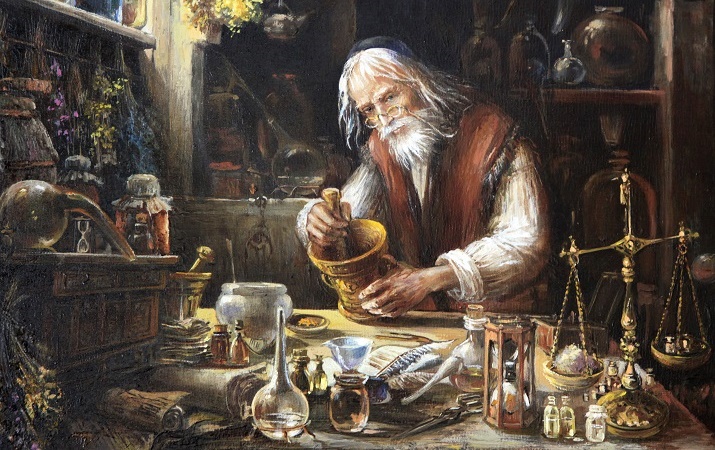 Аптекарь-монах Л. Бреннет в Щучине конец 18-го века.